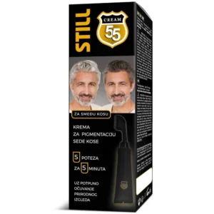 Krema za pigmentaciju sede kose, za smeđu kosu, 70 gr